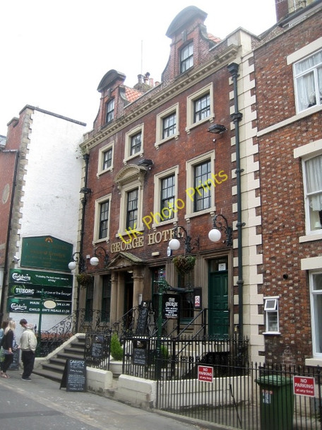 Photo 6"x4" Baxtergate, George Hotel (rear view) Whitby\/NZ8910 c2010