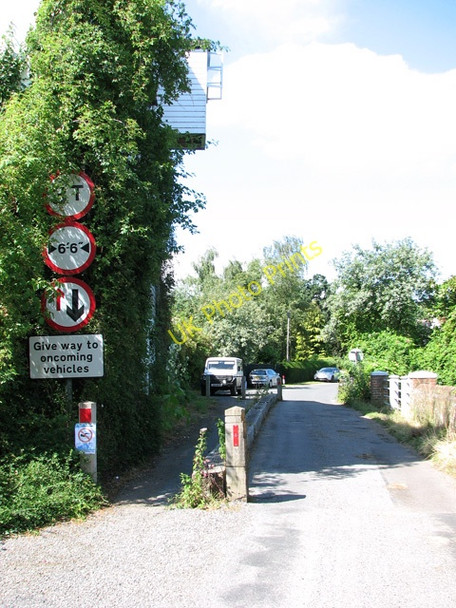 Photo 6"x4" Narrow road past Ellingham Mill Ellingham\/TM3692 c2010