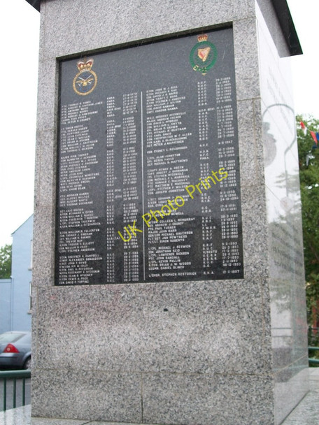 Photo 6"x4" The second tablet on the Newry-Mourne Memorial Kilkeel c2010