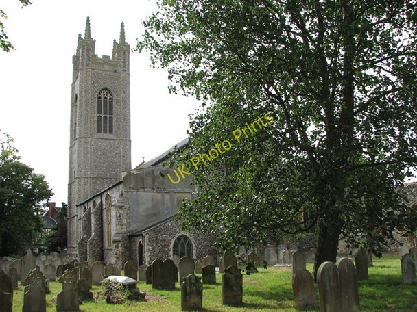 Photo 6"x4" St Mary's church in Bungay Bungay c2010