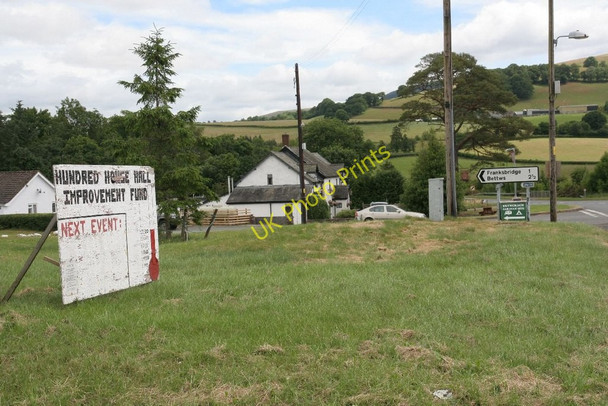 Photo 6"x4" Old sign near the hall Hundred House c2010