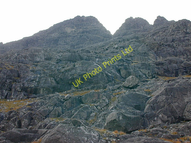 Photo 6"x4" Under Sgurr nan Gillean Knight's Peak c2004