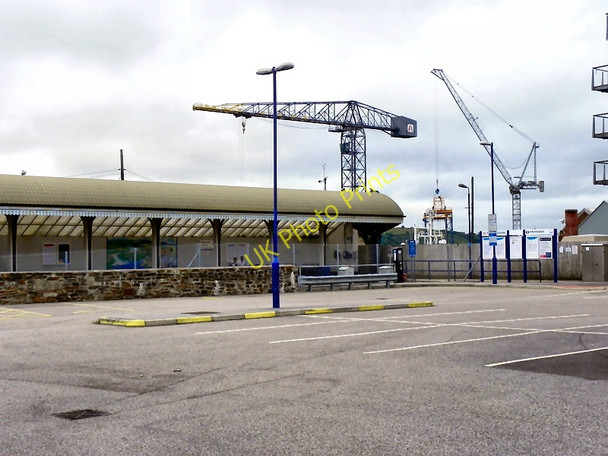 Photo 6"x4" Falmouth Docks Station Falmouth c2010