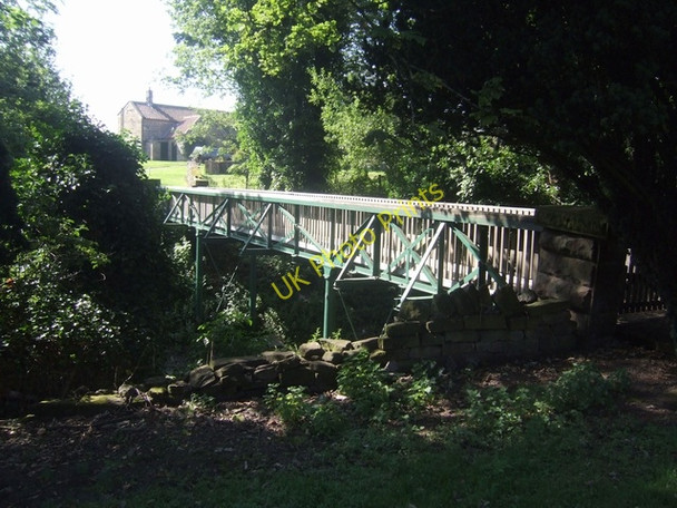 Photo 6"x4" Footbridge to the church Kildale c2010