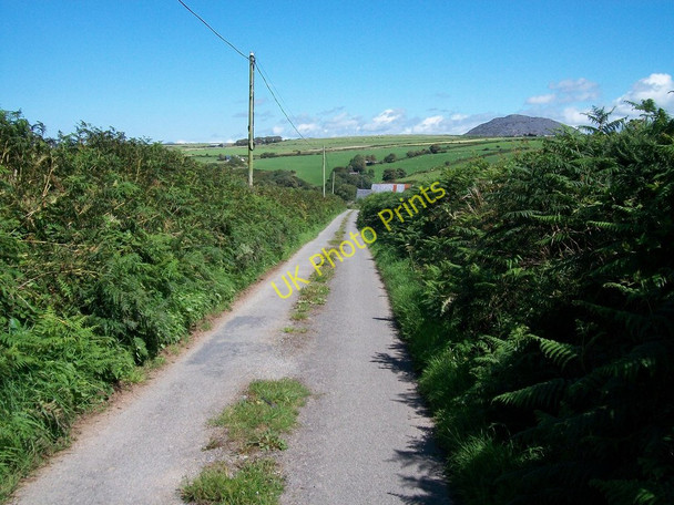 Photo 6"x4" The road descending towards the Soch valley Penllech\/SH2234 c2010
