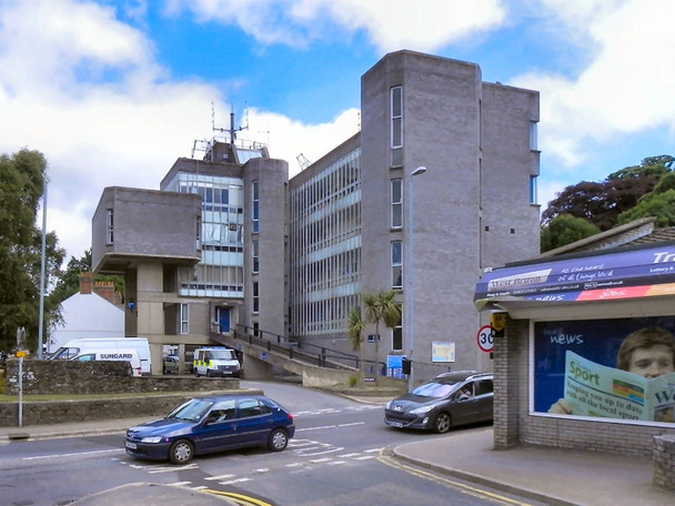 Photo 6"x4" Police Headquarters Truro c2010