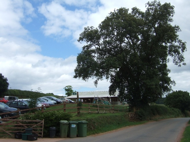 Photo 6"x4" Car park for Taverner's Farm Kennford c2010