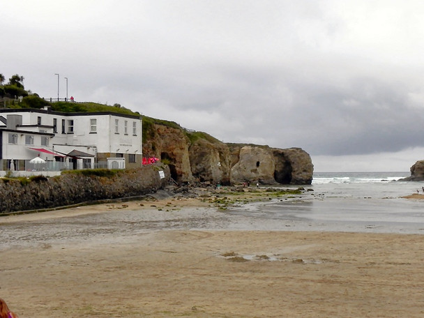 Photo 6"x4" Perranporth Cliff Perranporth c2010