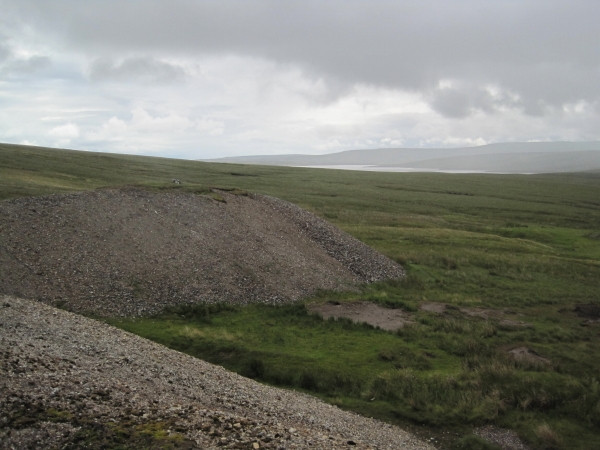 Photo 6"x4" Spoil Heaps at Greenhurth Mine Green Burn\/NY7731 c2010