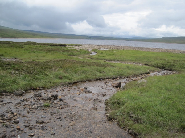 Photo 6"x4" Unnamed Sike flowing into Cow Green Reservoir Cauldron Snout c2010