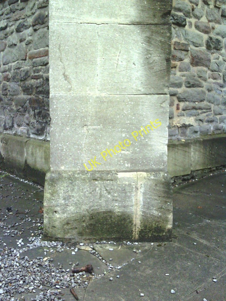 Photo 6"x4" Benchmark on Church of St Philip and St Jacob Bristol c2010