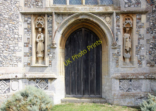 Photo 6"x4" St Mary, Ditchingham, Norfolk - Tower doorway Ditchingham c2010