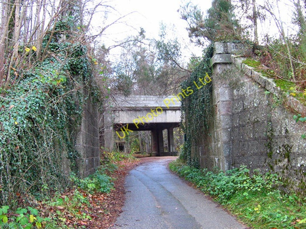Photo 6"x4" Dismantled railway bridge at Milton of Crathes Crathes c2007