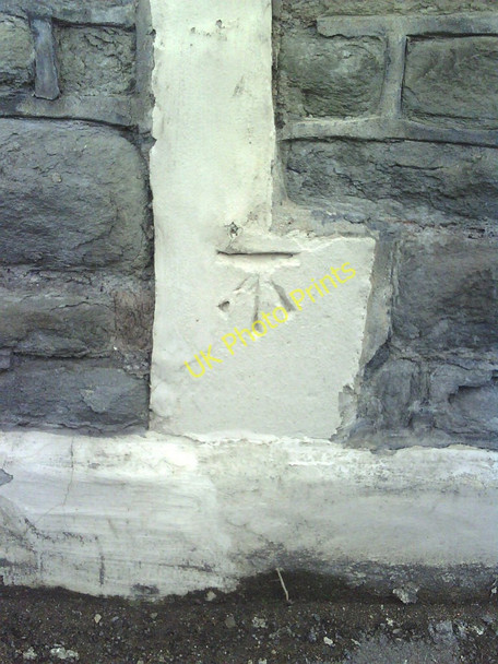 Photo 6"x4" Benchmark on wall of Seymour Road at junction with Ashley Down Road Bristol c2010
