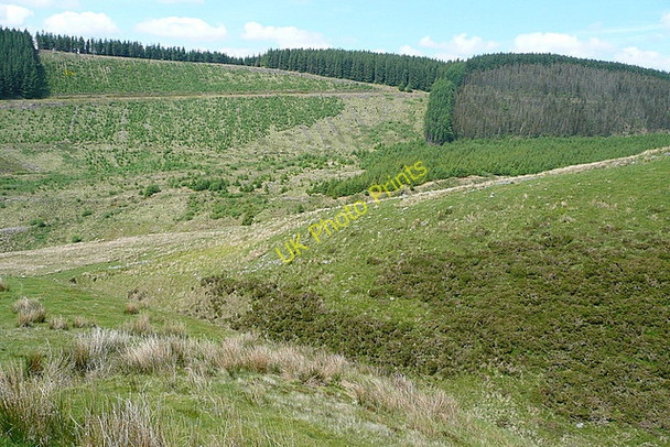 Photo 6"x4" Towards Afon Lwynor Bryn Nicol c2010