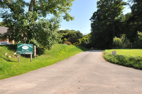 Photo 6"x4" Road to Geddes Trout Fishery Culcharry c2010
