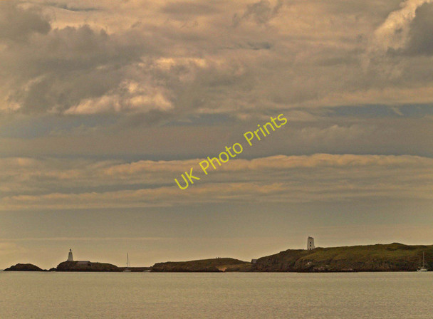 Photo 6"x4" Llanddwyn Island lighthouses Llanddwyn Island\/Ynys Llanddwyn c2010