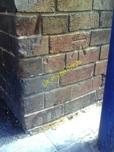 Photo 6"x4" Benchmark on #36 Peveril Street Nottingham\/SK5641 c2010