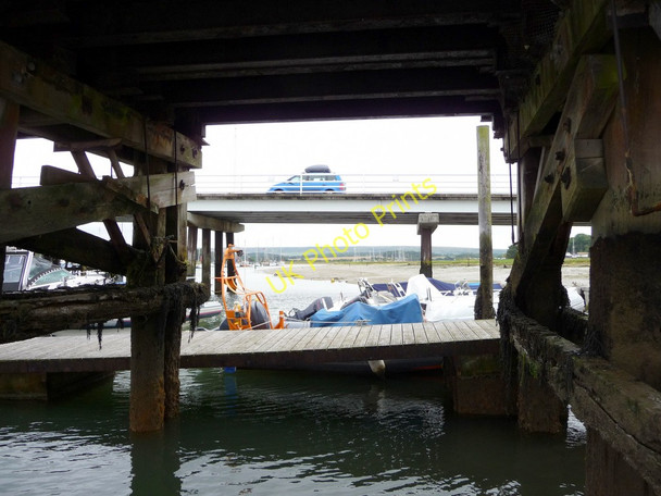 Photo 6"x4" Bridge over River Yar, Yarmouth, Isle of Wight Yarmouth c2010