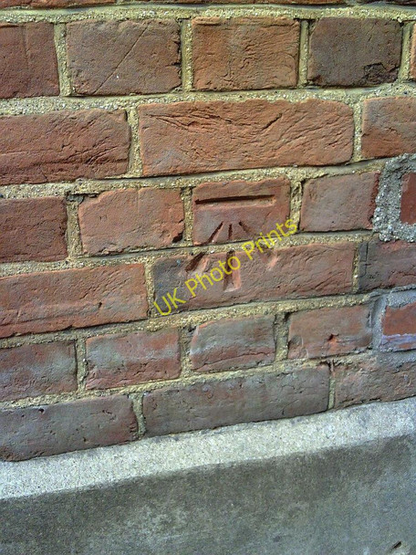 Photo 6"x4" Benchmark on side of #120 Banbury Road Oxford\/SP5106 c2010