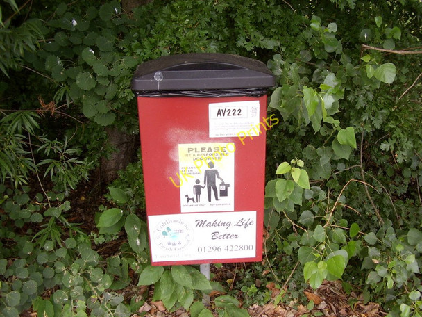 Photo 6"x4" Dog Faeces Bin Off Pottery Close (Fairford Leys) Aylesbury c2010