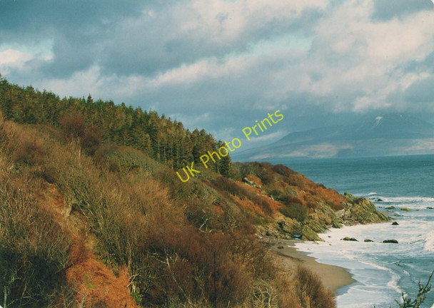 Photo 6"x4" Coastline at High Ugadale Saddell c1994
