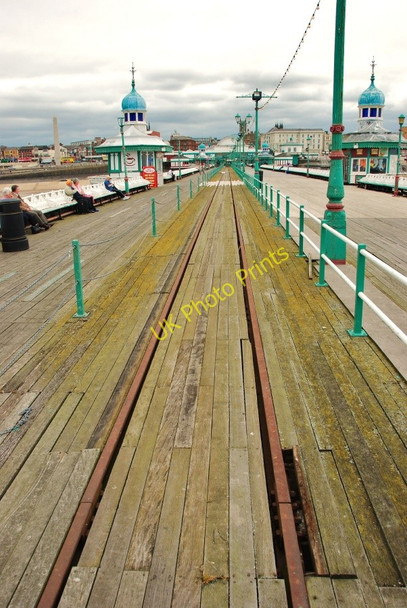 Photo 6"x4" Blackpool: Tram Lines on the North Pier Blackpool\/SD3136 c2010