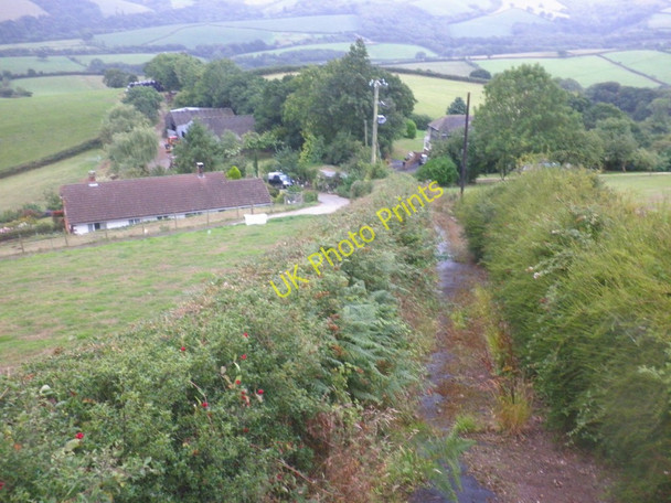 Photo 6"x4" Abandoned track, above Gratton House Pathfinder Village c2010