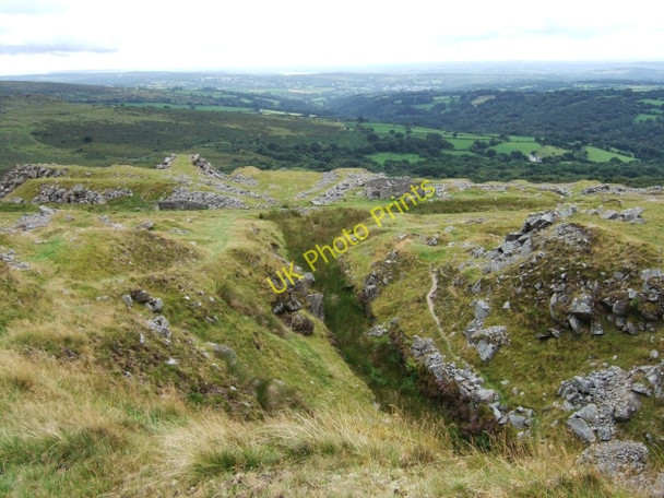Photo 6"x4" Looking out of Swelltor Quarries Merrivale\/SX5475 c2010