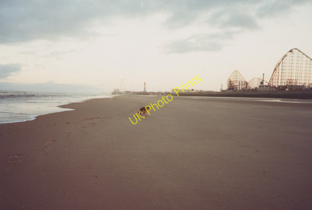Photo 6"x4" Deserted beach,Christmas Day South Shore c2001