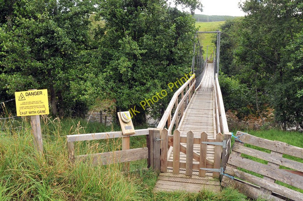 Photo 6"x4" Footbridge over the River Avon Bridge of Brown c2010