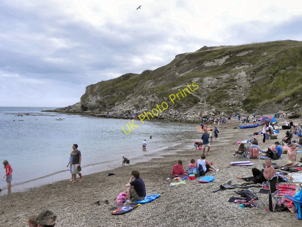 Photo 6"x4" Lulworth Cove Beach West Lulworth c2010
