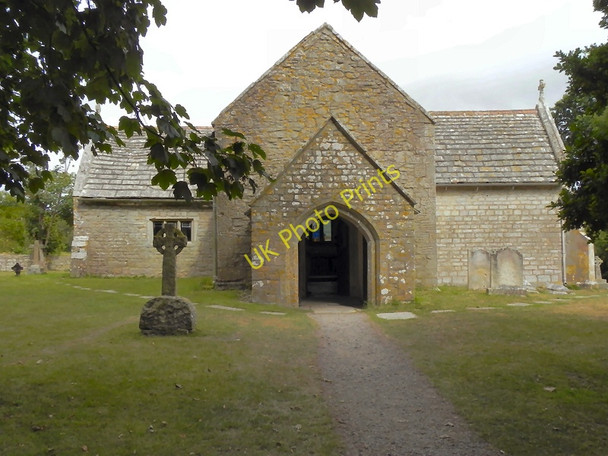 Photo 6"x4" Tyneham Village, St Mary's Church Tyneham c2010