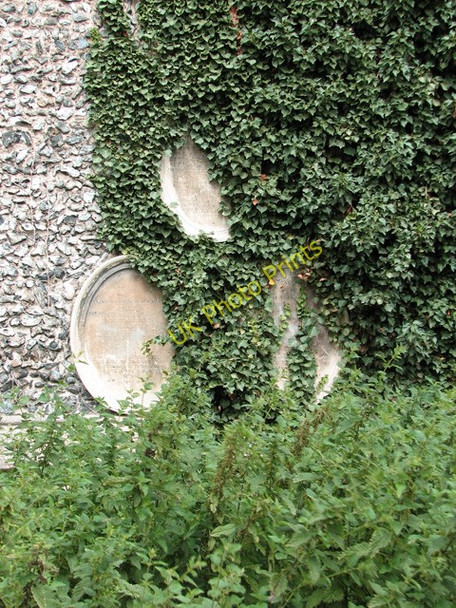 Photo 6"x4" St Mary the Less in Thetford - overgrown memorials Thetford\/TL8783 c2010