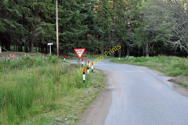 Photo 6"x4" Road junction at Culfork Roughpark c2010