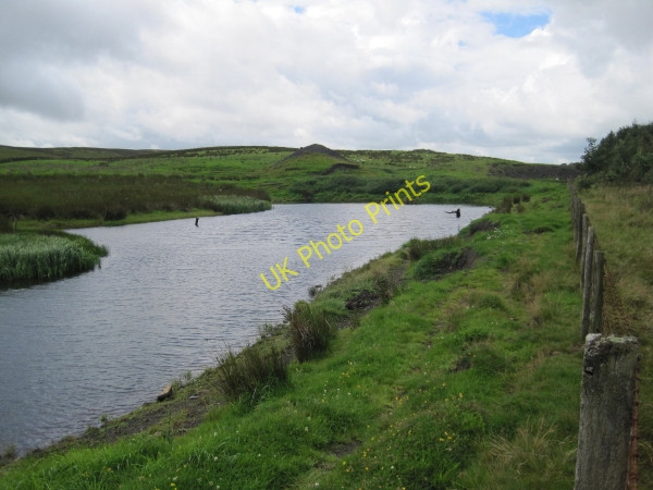 Photo 6"x4" Pond near Abandoned Mine Workings, Tarnhouse Rigg Tindale c2010