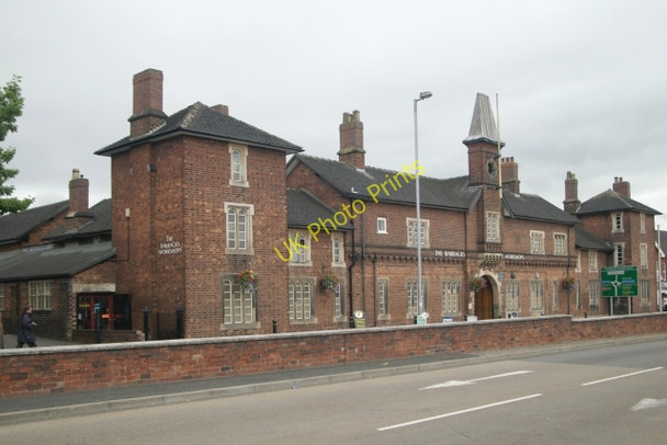Photo 6"x4" Newcastle Under Lyme old Fire Brigade Headquarters Stoke-on-Trent c2010