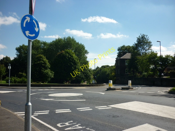 Photo 6"x4" Mini roundabout on Bruntcliffe Lane Morley\/SE2627 c2010