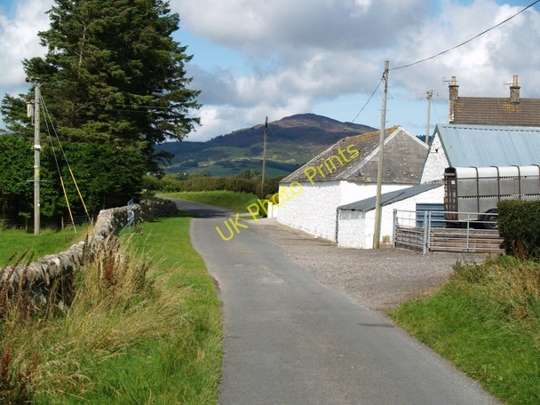 Photo 6"x4" Roadway & Steading, Farhills, Auchencairn. Auchencairn\/NX7951 c2010