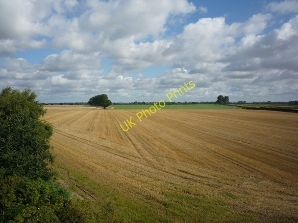Photo 6"x4" Farmland from Moor Lane bridge Naburn c2010