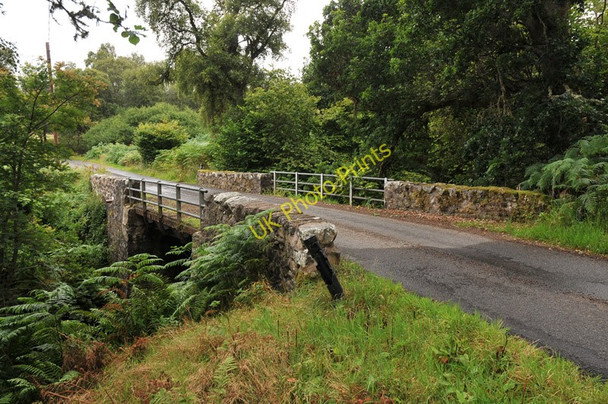Photo 6"x4" Bridge over Allt a' Ghlinne Dounie\/NH5690 c2010