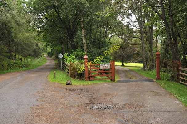 Photo 6"x4" Entrance to Gruinards Lodge Wester Gruinards c2010