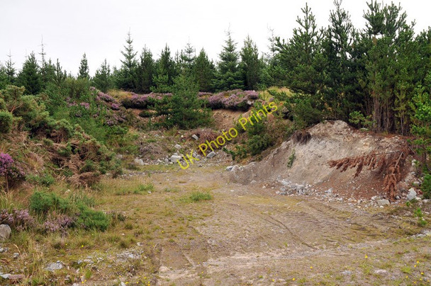 Photo 6"x4" Small gravel pit in Birchfield Wood Altass c2010