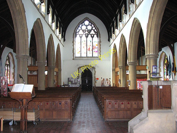 Photo 6"x4" St John the Baptist's church in Harleston - view west Harleston\/TM2483 c2010