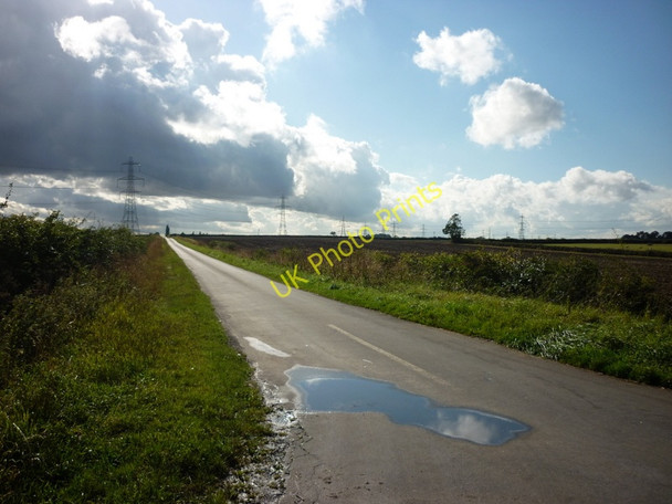 Photo 6"x4" Cross Road from Carr Lane near Ulceby Ulceby Skitter c2010