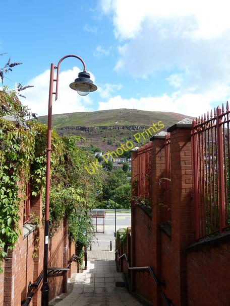 Photo 6"x4" Mynydd Brith-weunydd from steps, Tonypandy Tonypandy c2010