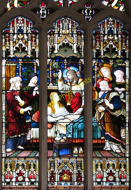 Photo 6"x4" The church of SS Peter and Paul in Fakenham - south aisle east window Fakenham c2010