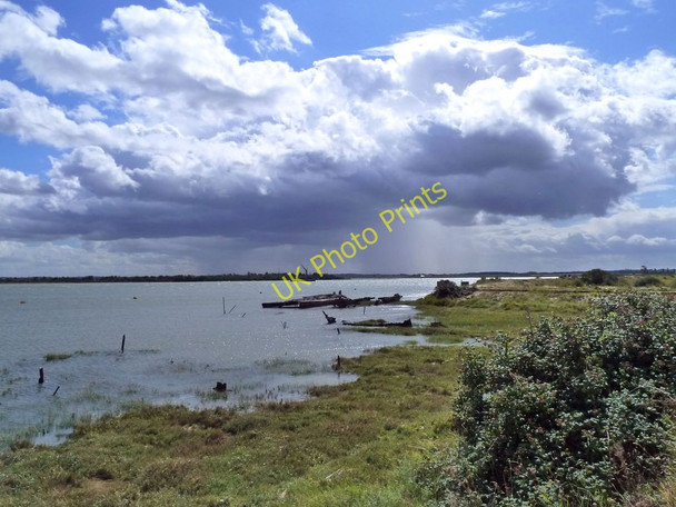 Photo 6"x4" Towards Northey Island Heybridge Basin c2010