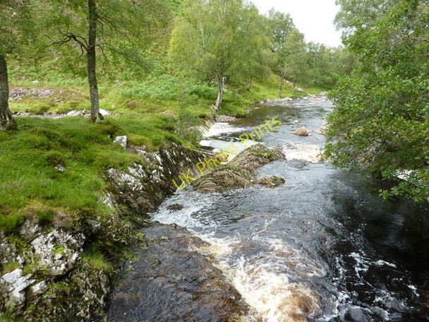 Photo 6"x4" Water of Glencalvie Cnoc na Tuirbhe c2010