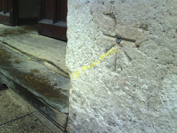 Photo 6"x4" Benchmark by entrance to All Souls College Oxford\/SP5106 c2010